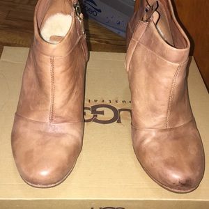 UGG Tan Ankle Boots